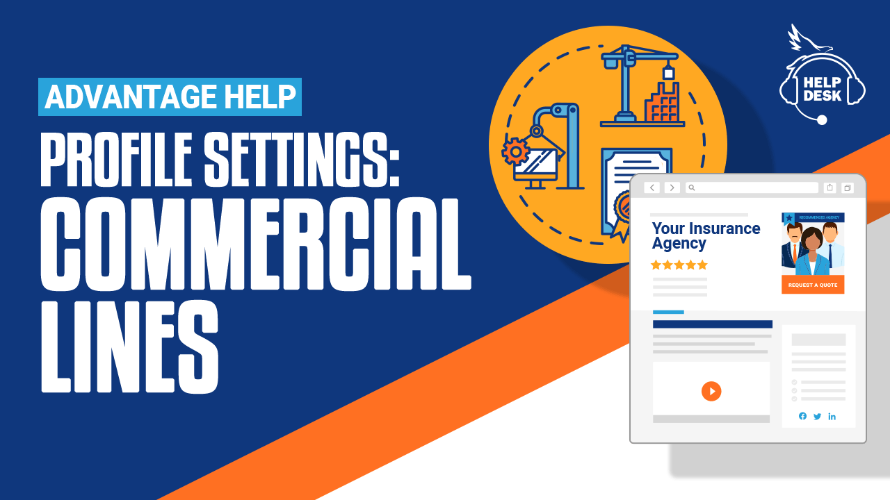Profile: Commercial Lines Settings